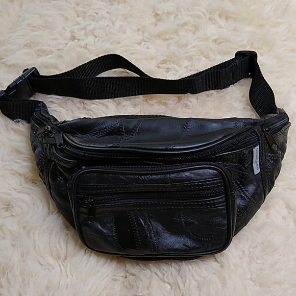 black festival bum bag